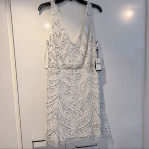 Adrianna Papell beaded dress